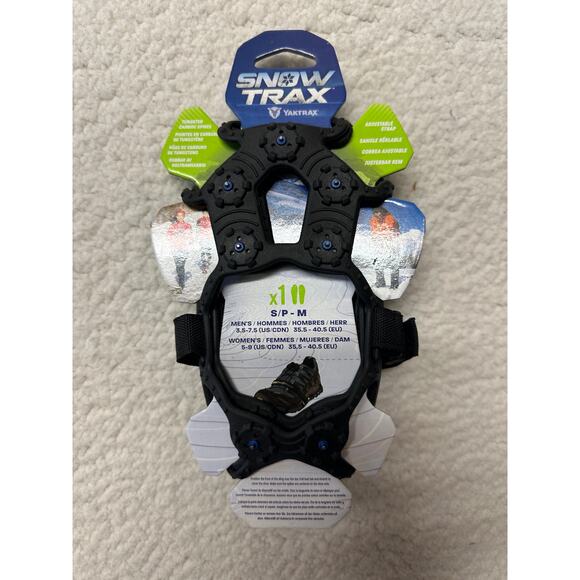 NWT* Yaktrax Snow Trax Walk Traction Cleats Mens Small Womens Medium - Picture 1 of 3